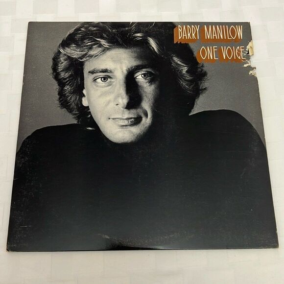 LP Vinyl Barry Manilow One Voice with Dust Cover and Sleeve